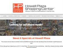 Tablet Screenshot of howellplaza.com